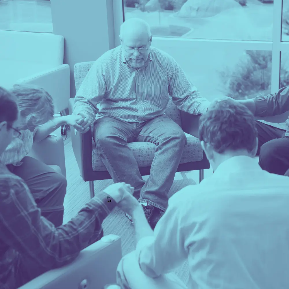 A chaplaincy gathering in a Stage Senior community